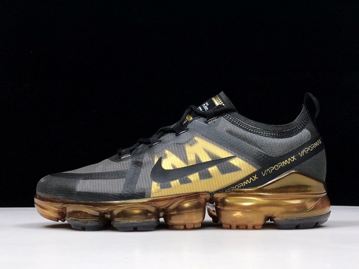 air vapormax 2019 black metallic gold ar6631-002