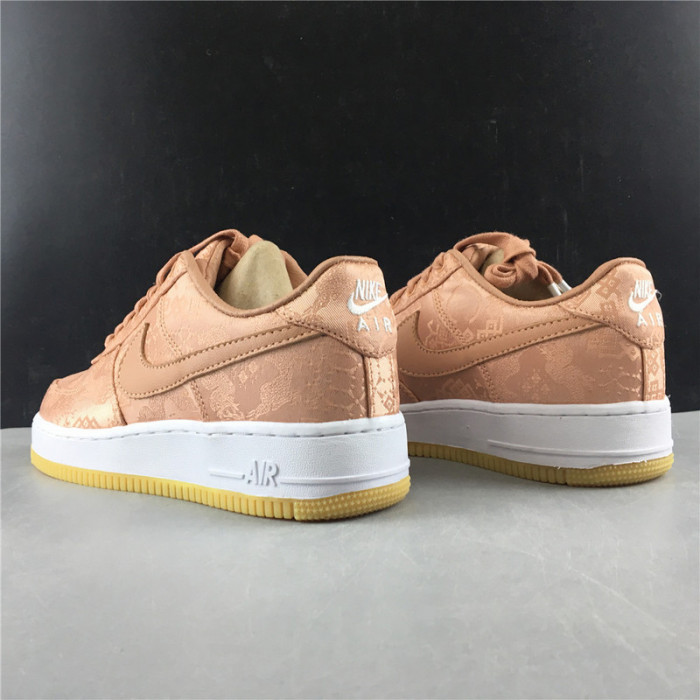 air force 1 low clot rose gold silk cj5290-600