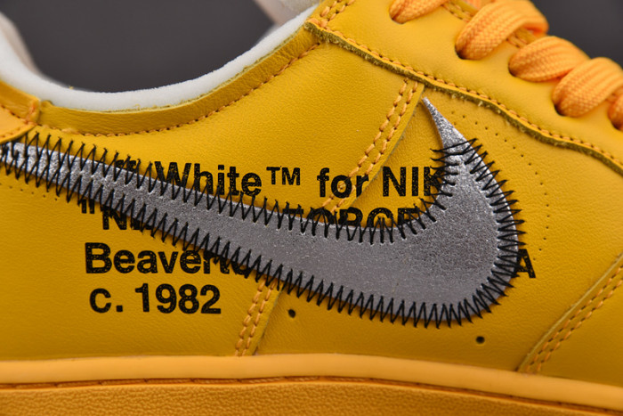 nike air force 1 low off-white ica university gold dd1876-700