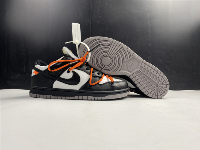o-w x nike dunk low ct0856 -001