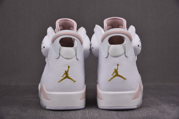 air jordan 6 retro gold hoops dh9696-100