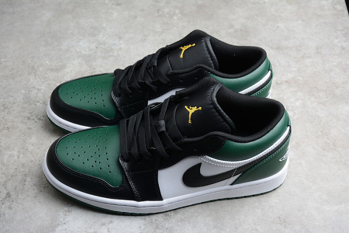 jordan 1 low green toe - 553558-371