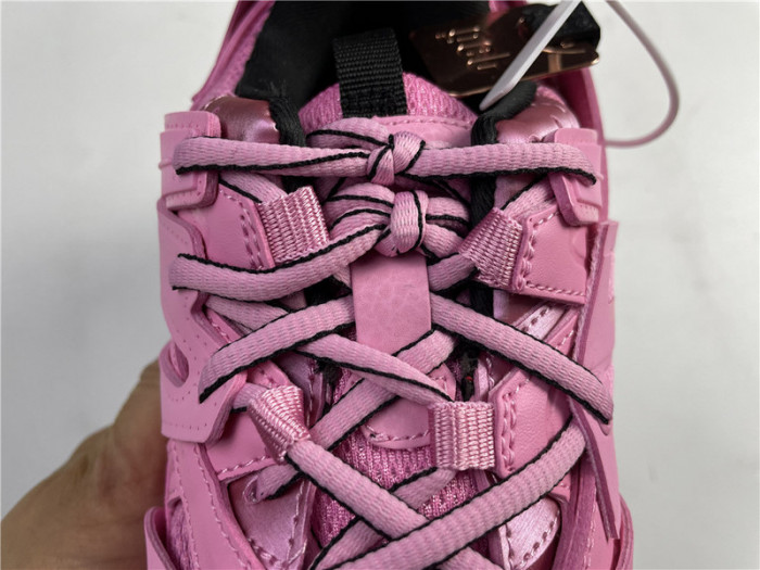 Ba*len*cia*ga track trainer pink black 542023w1gb85542