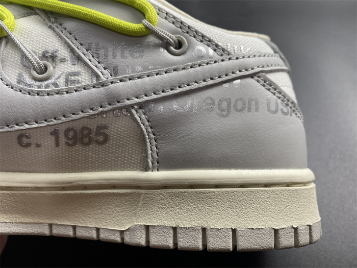 nike dunk low o-w lot 8 dm1602 106