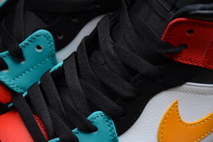 air jordan 1 mid bred multi-color 554724-125