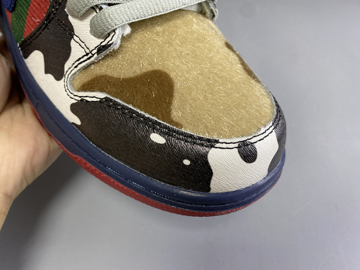 nike duck low pro white red yellow 318403-175