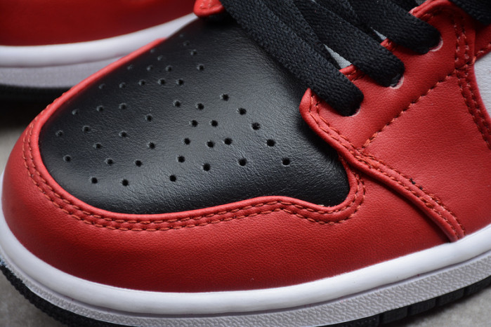 air jordan 1 mid chicago toe 554724-069