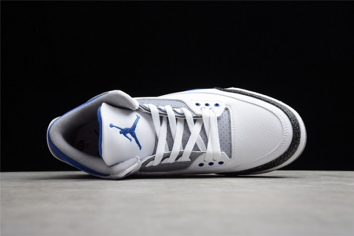 air jordan 3 retro white blue ct8532-145