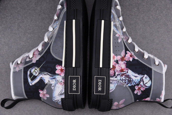 D*or b23 oblique high top sneaker