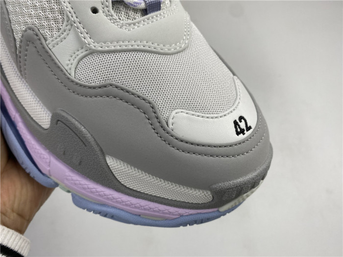 Ba*len*cia*ga sneaker triple.s.gomma gray purple and pink 536737 w2fw1 1977
