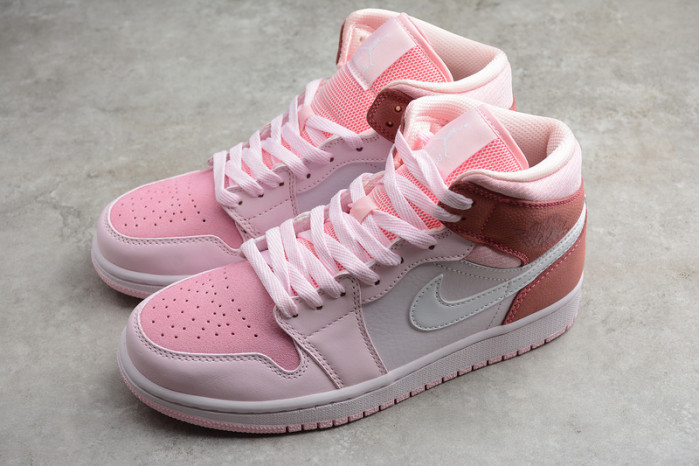 air jordan 1 mid digital pink (w) cw5379-600