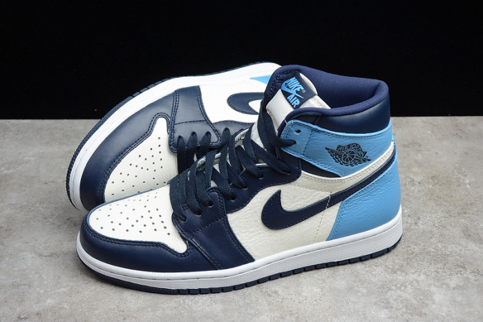air jordan 1 retro high og | unc - obsidian university blue 555088-140
