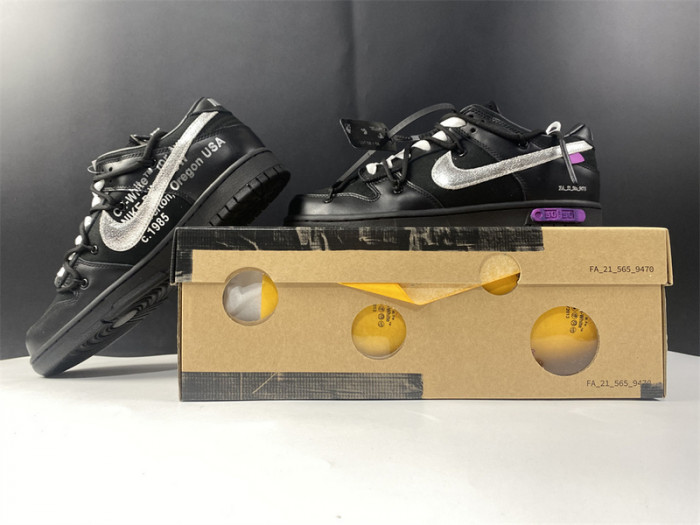 nike dunk low o-w lot 50 dm1602-001