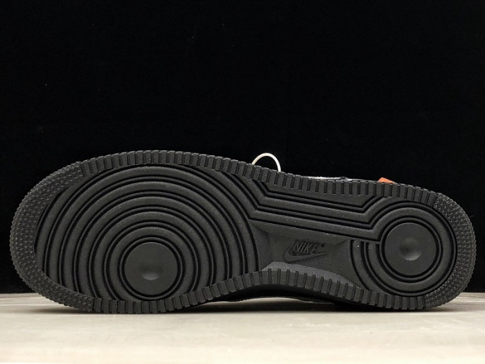 nikeair force 1 low o-w black white ao4606-001