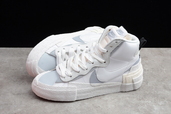 sacai x nike blazer mid white bv0072-100