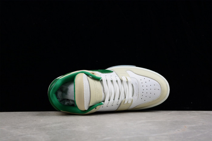 o-w out of office low-top leather sneakers