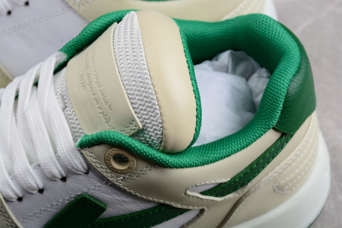 o-w out of office low-top leather sneakers