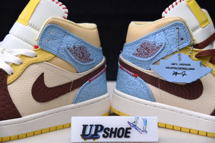 Ma*s*n chateau rouge x air jordan 1 high mid fearless cu2803-200