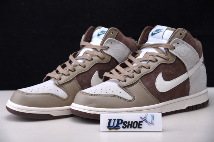nike dunk high light chocolate dh5348-100