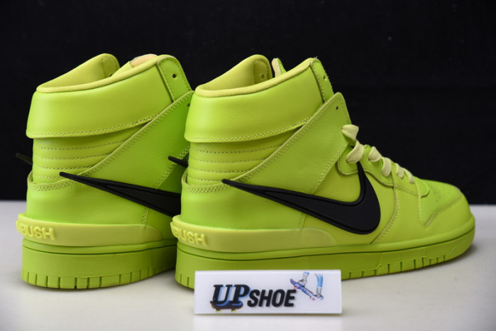 nike dunk high ambush flash lime cu7544-300