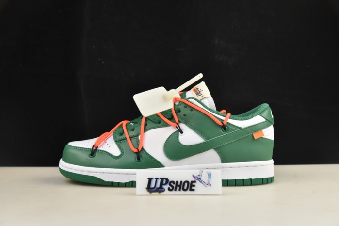 nike dunk low o-w pine green ct0856-100
