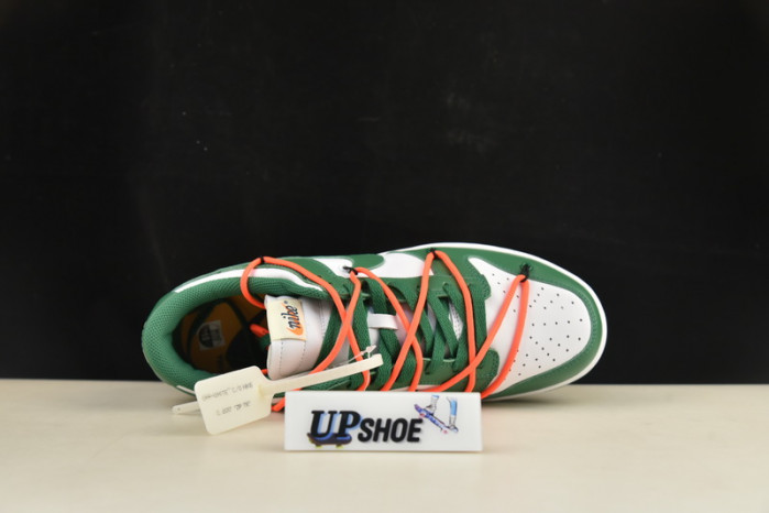 nike dunk low o-w pine green ct0856-100