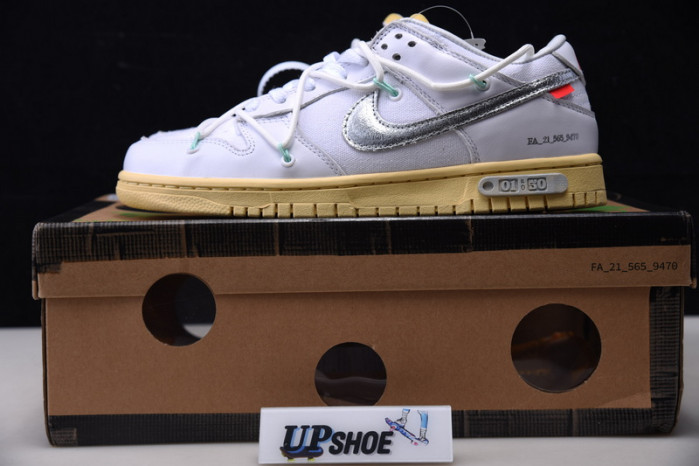 nike dunk low o-w lot 1 dm1602-127