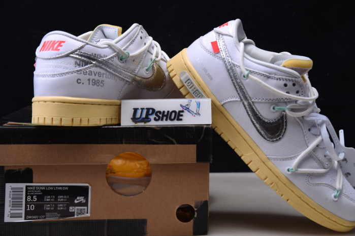nike dunk low o-w lot 1 dm1602-127