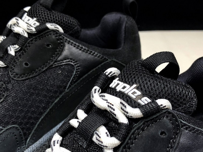 blcg sneaker triple.s.gomma black-yellow