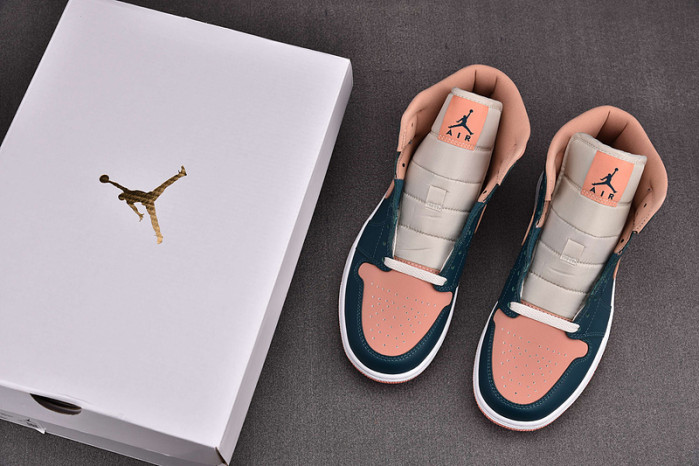 jordan 1 mid dark teal green (w) bq6472-308