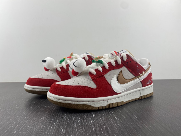 nike sb dunk low 85 christmas white red brown green do9457-112