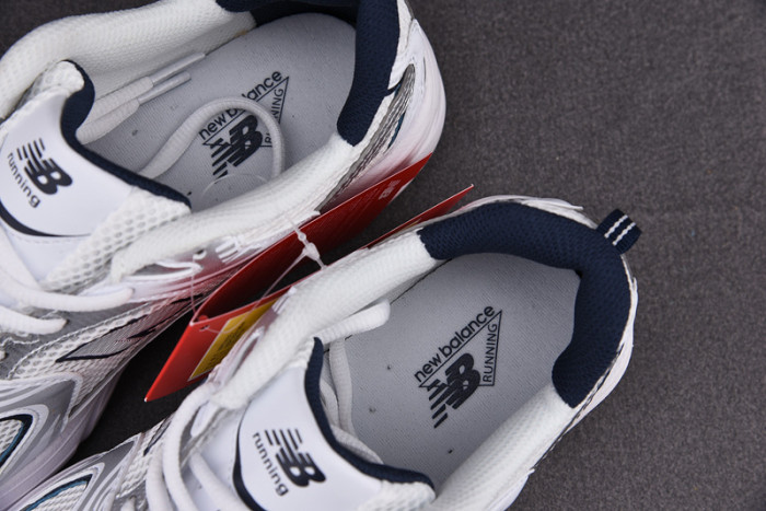 new balance 530 white silver navy mr530sg